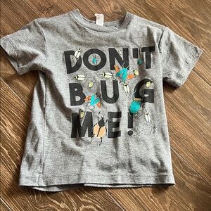 Bella Canvas Gray Kids Tee with Bug Design